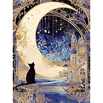 【フルフェアリーダストビーズ】ダイヤモンドアート A3 猫 ねこ／2012FFD Amazon | ALL フェアリーダストビーズ ダイヤモンドアート 猫③